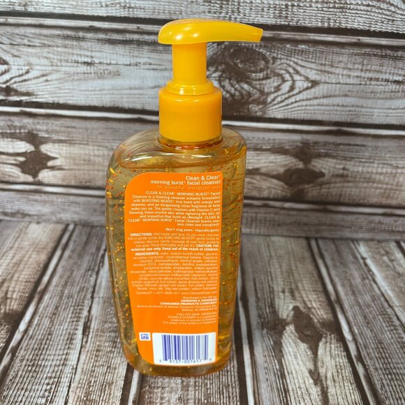 Lot of 3 Clean & Clear Morning Burst Facial Cleanser Oil-Free Bursting Beads 8 O - Picture 4 of 5